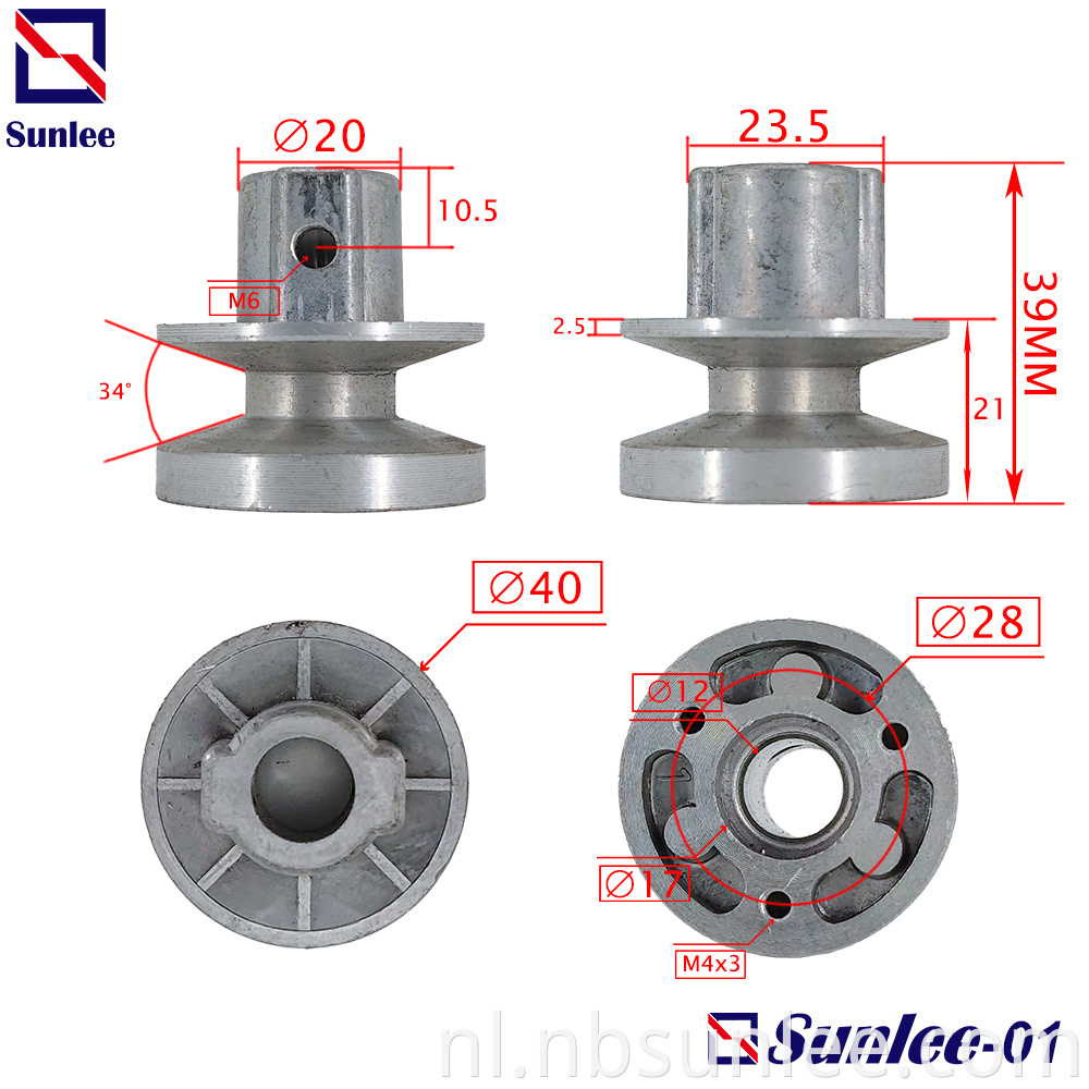 Washing Machine Die Casting Parts Pulley